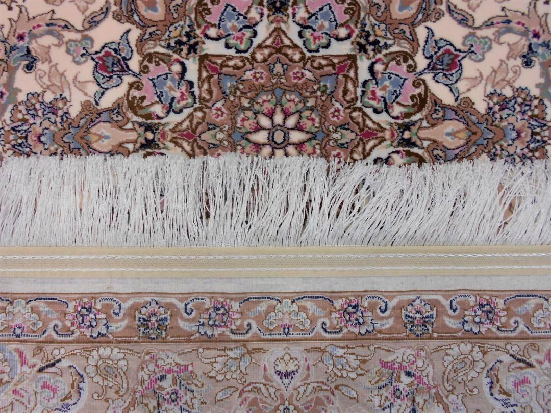 170万ノット！輝く、多色織絨毯！本場イラン産100×150cm‐201001