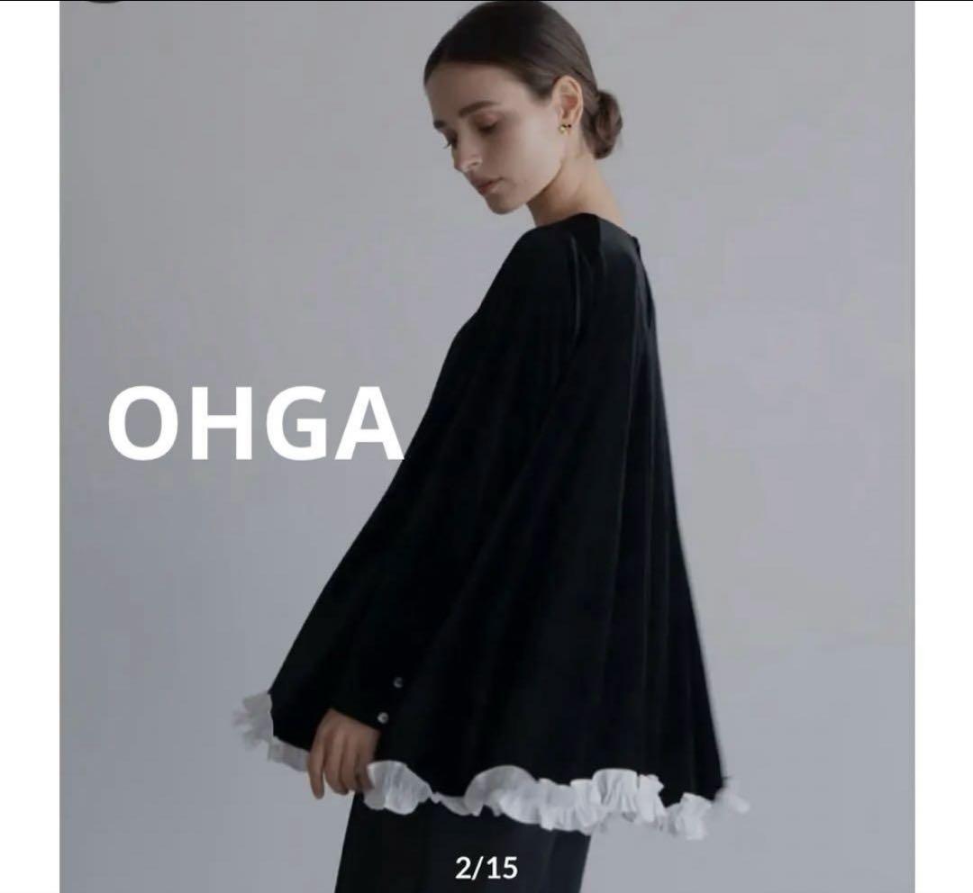 【新品未使用】OHGA オーガ　VELOR TOPS ベロアトップス