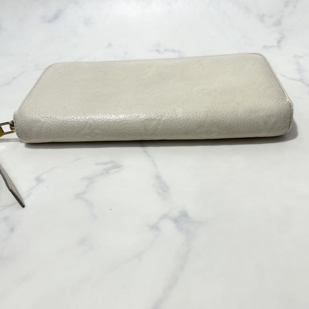 【美品】LOUIS VUITTON ルイヴィトン　フルジップ　モノグラム　型押し
