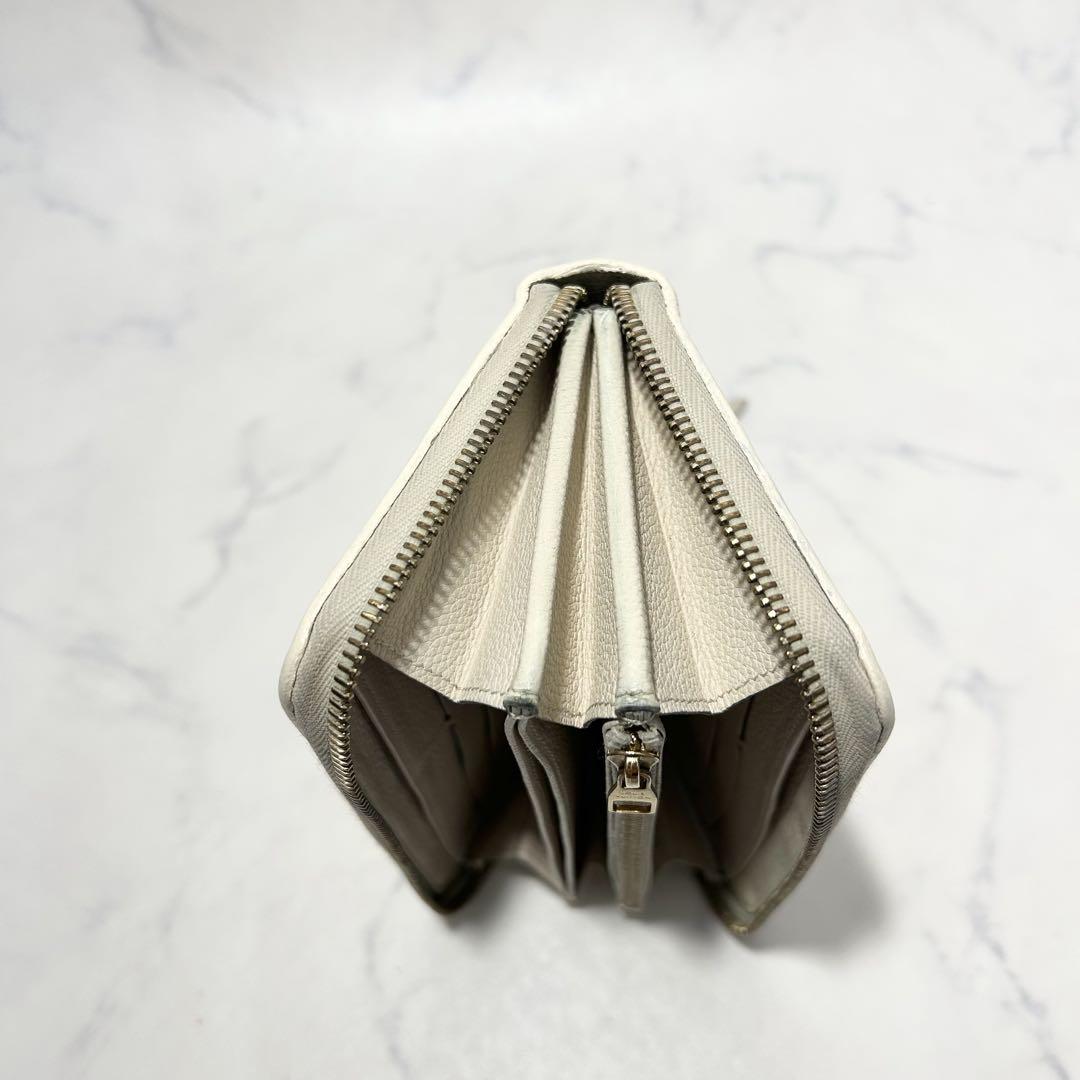 【美品】LOUIS VUITTON ルイヴィトン　フルジップ　モノグラム　型押し