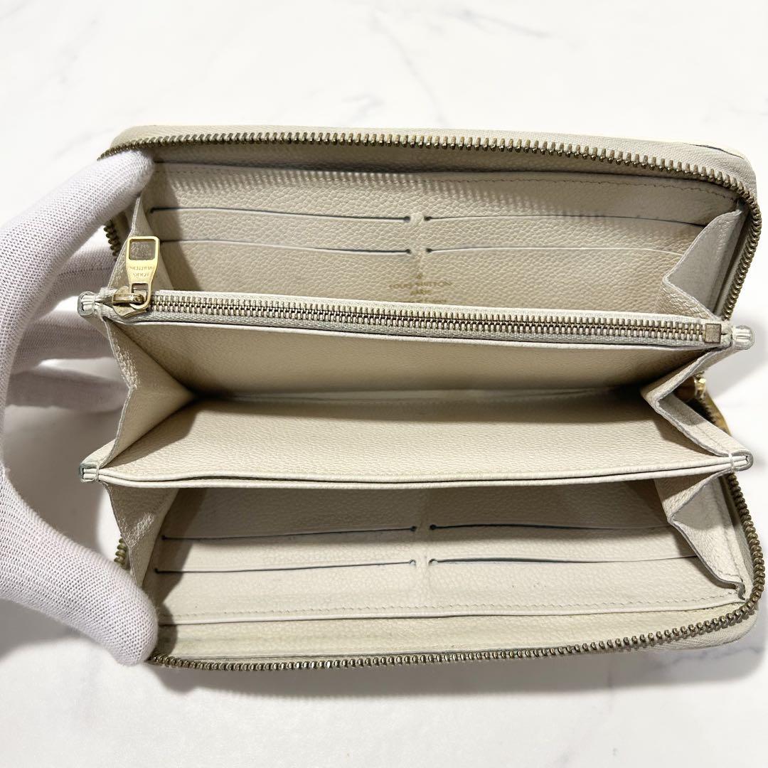 【美品】LOUIS VUITTON ルイヴィトン　フルジップ　モノグラム　型押し