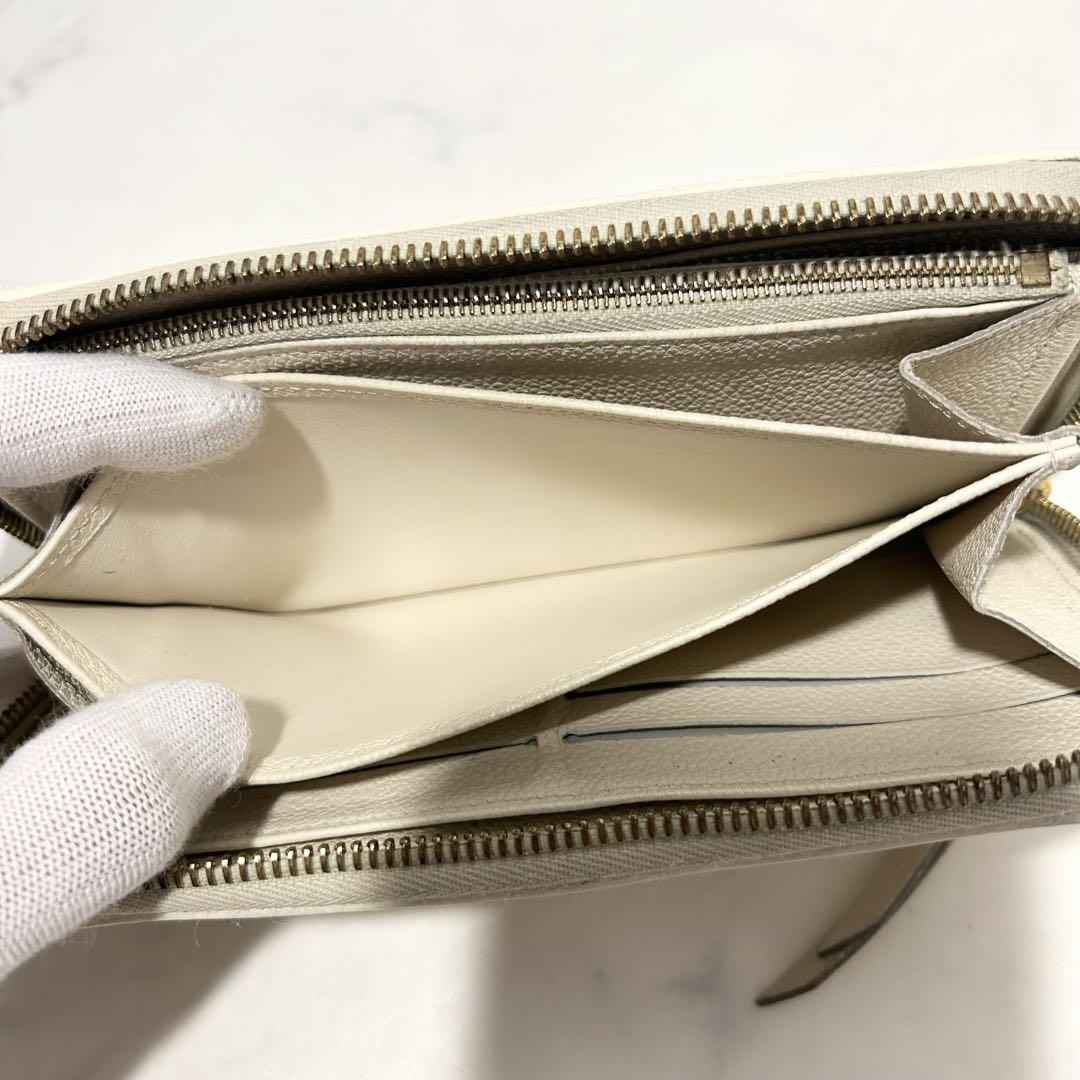 【美品】LOUIS VUITTON ルイヴィトン　フルジップ　モノグラム　型押し