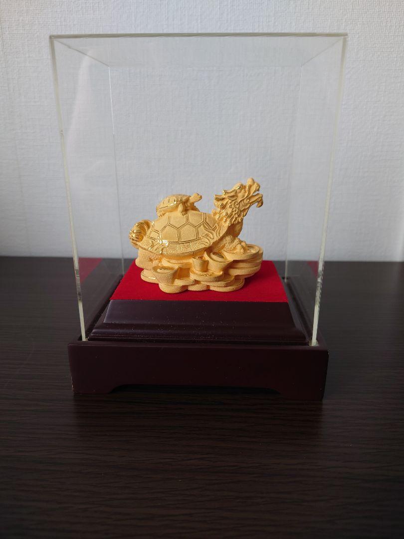 純金仕上げ銭亀龍