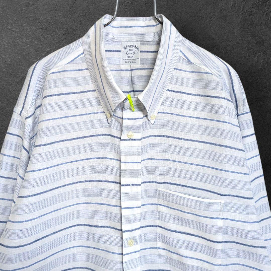 美品 ブルックスブラザーズ アイリッシュリネン100 REGENTFIT