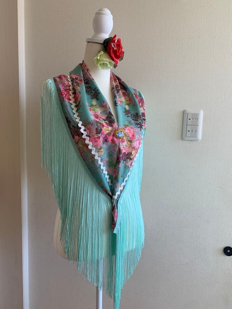 フラメンコ衣装　スカート　ファルダ　イベリア　エルモサ エルモサ イベリア フラメンコ衣装 ファルダ/スカート ピンク ドット