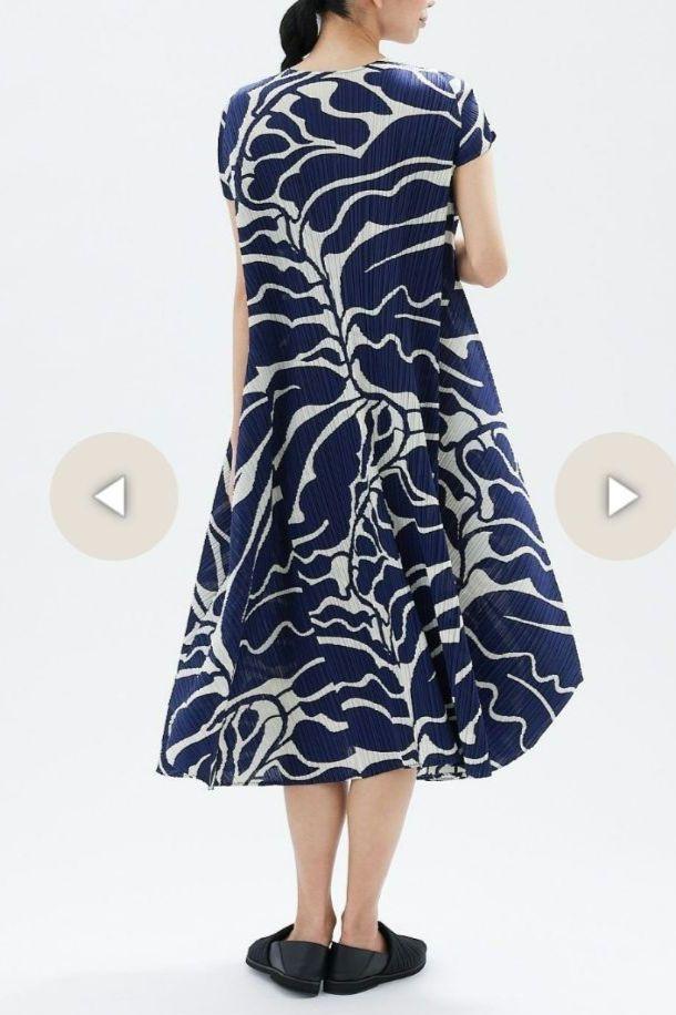 美品　プリーツプリーズ　ISSEY MIYAKE ロング　ワンピース　サイズ2