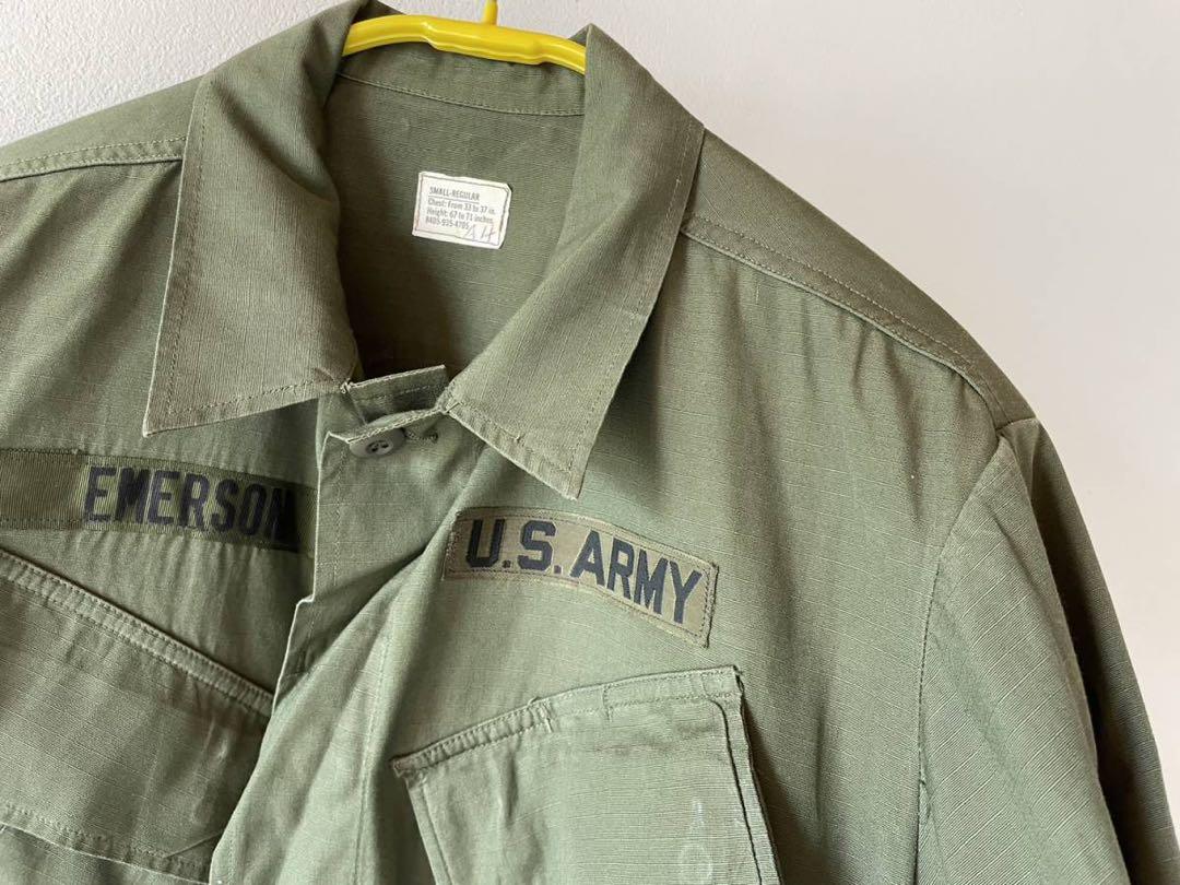 美◎69年 米軍実物 US-ARMY 4th ジャングルファティーグ S-R-