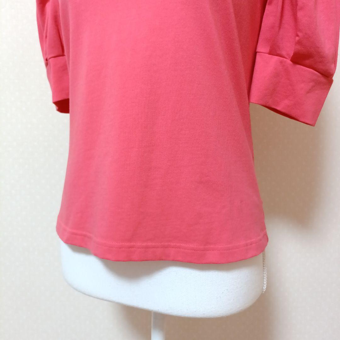 エムズグレイシー リボンブローチ付きカットソー Tシャツ 大人