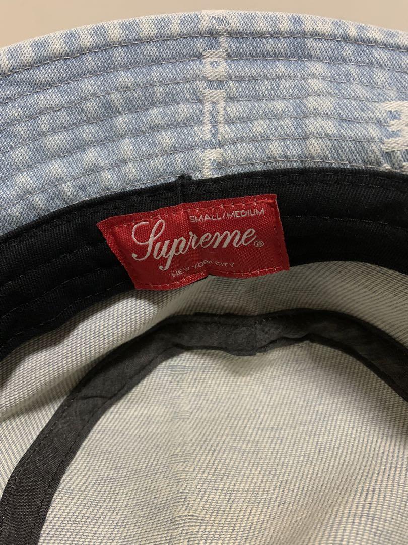 supreme バケットハット　デニムクラッシャー　S/M