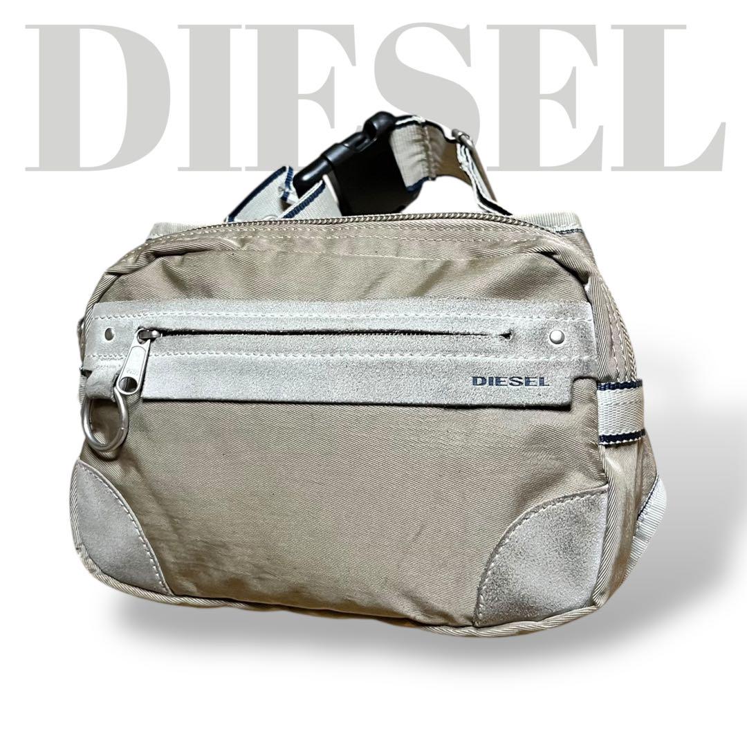 DIESEL ディーゼル ボディバッグ ウエストポーチ ナイロン