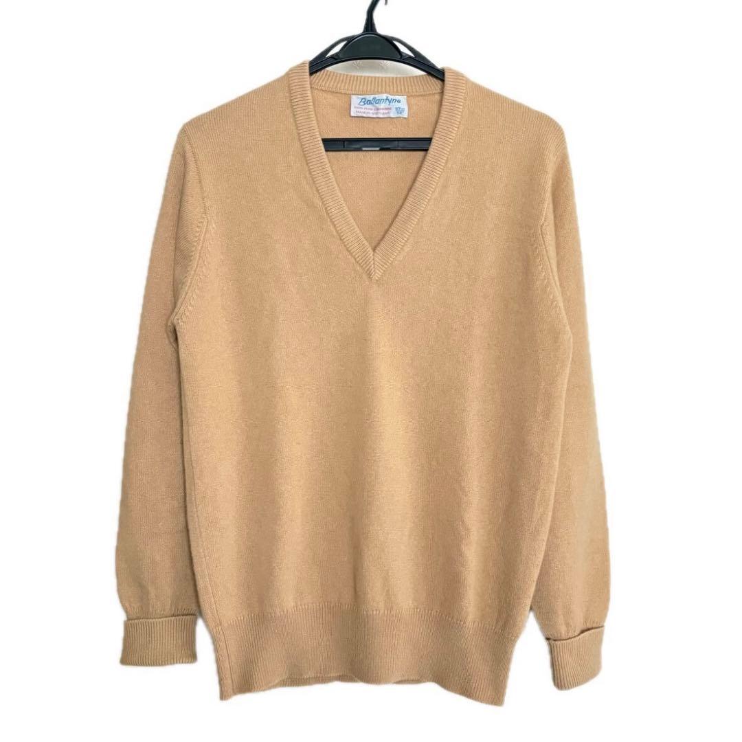 BALLANTYNE バランタイン ピュアカシミヤ ニットセーター 旧タグM BALLANTYNE CASHMERE