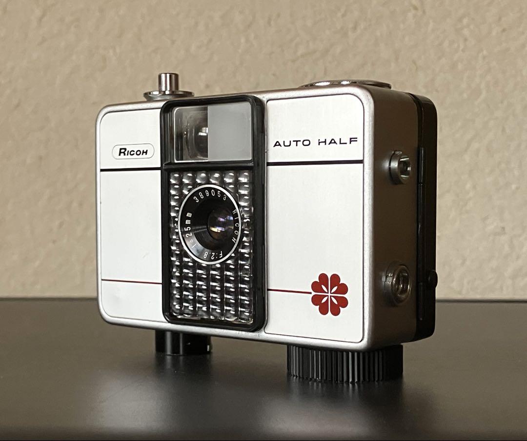 RICOH AUTO HALF E オートハーフ　美品　レアカラーモルト張替済
