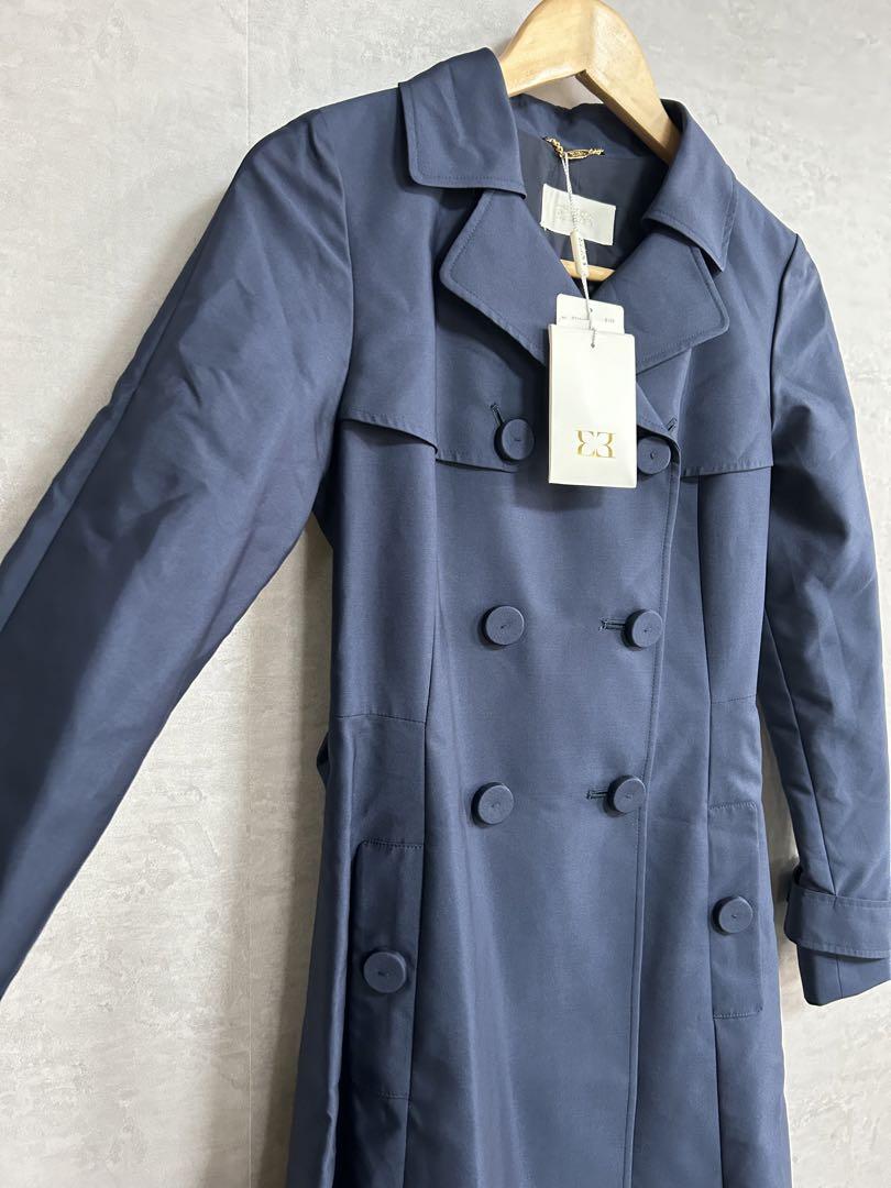 ☆タグ付き未使用品☆ ELISA エリザ トレンチコート サイズ1 ネイビー