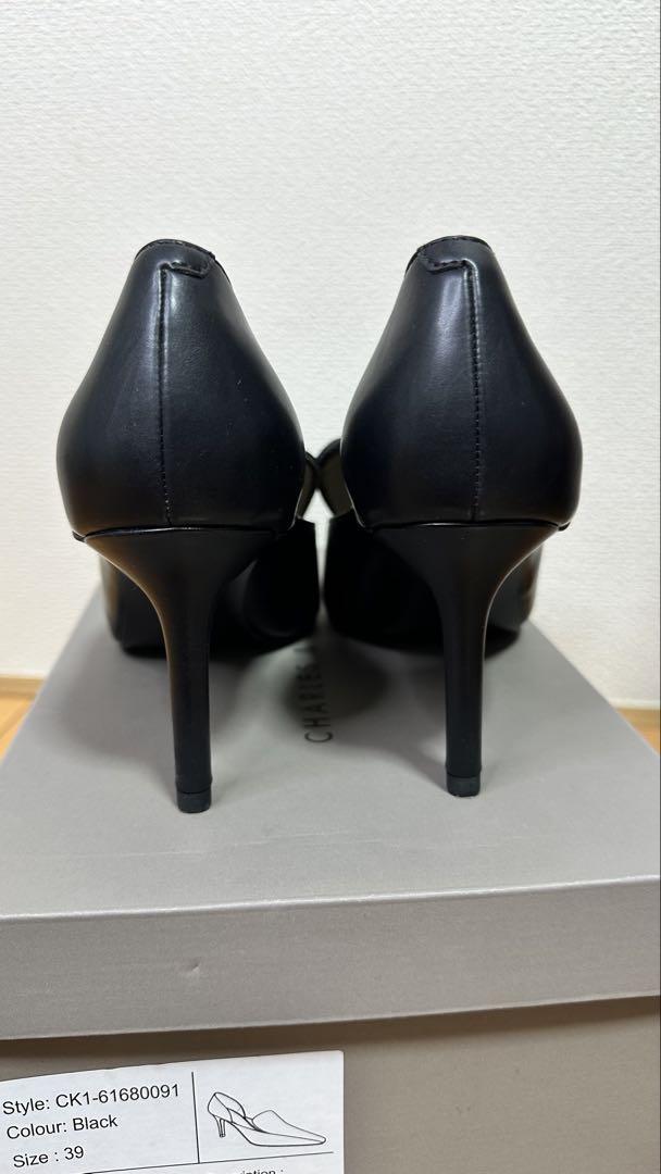 CHARLES & KEITH ブラックヒール 39