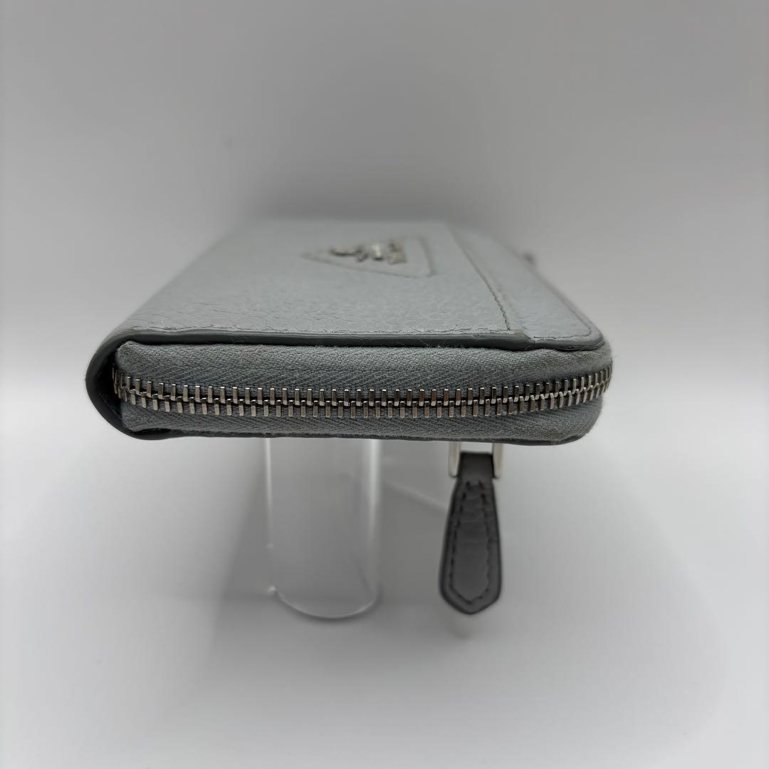 PRADA 財布 L字 グレー 1PP122 ヴィッテロダイノ コインケース PRADA 財布 L字 グレー 1PP122 ヴィッテロダイノ コインケース