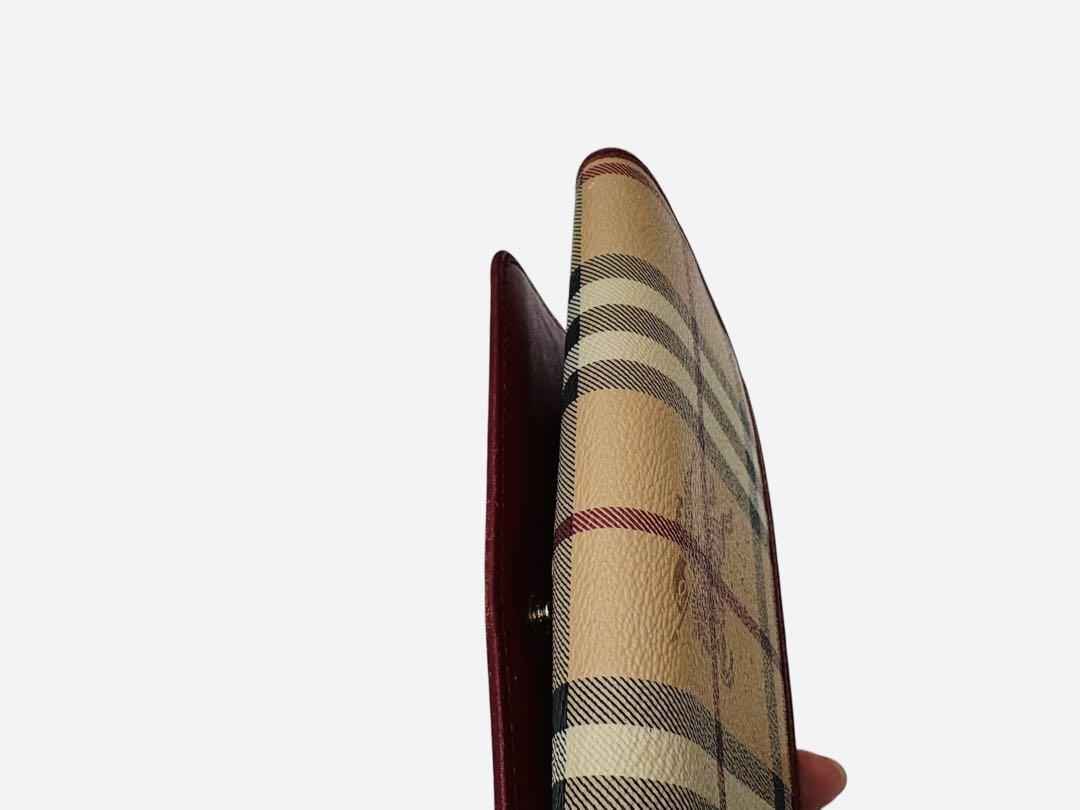 BURBERRY バーバリー 長財布 シャドーホース ノバチェック PVC