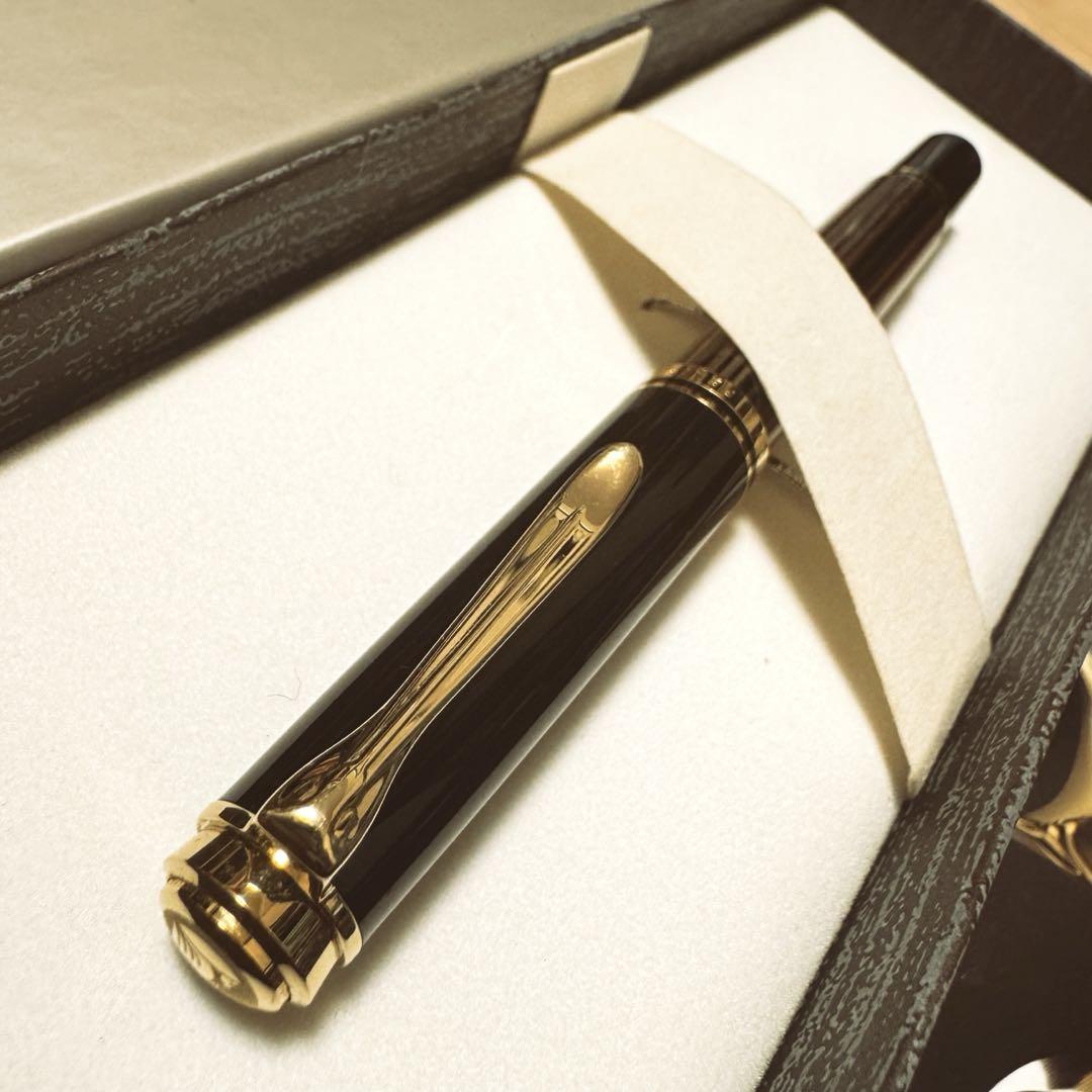 Pelikan 万年筆 茶縞　スーベレーンM400 ペリカン