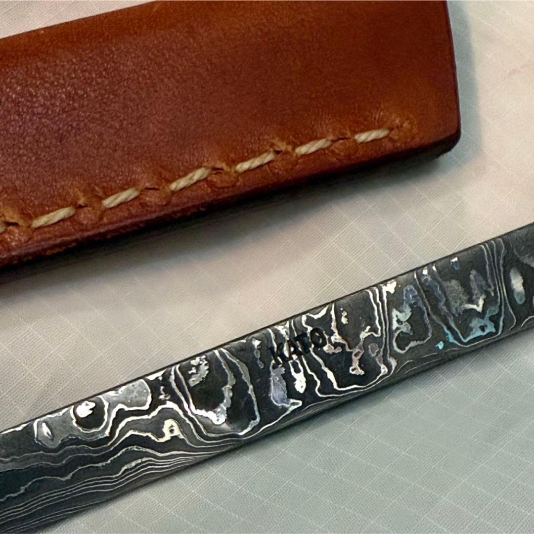 加藤清志　刀匠　ダマスカス DAMASCUS ペーパーナイフ ペーパーナイフ / 加藤清志 | Matrix-AIDA.com