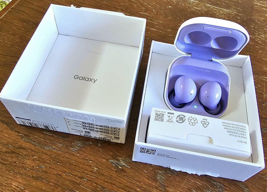 超没入型ワイヤレスイヤホン Galaxy Buds2 ラベンダー