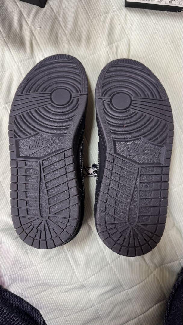 靴 TravisScott Air Jordan1LOW BLACKPhantom