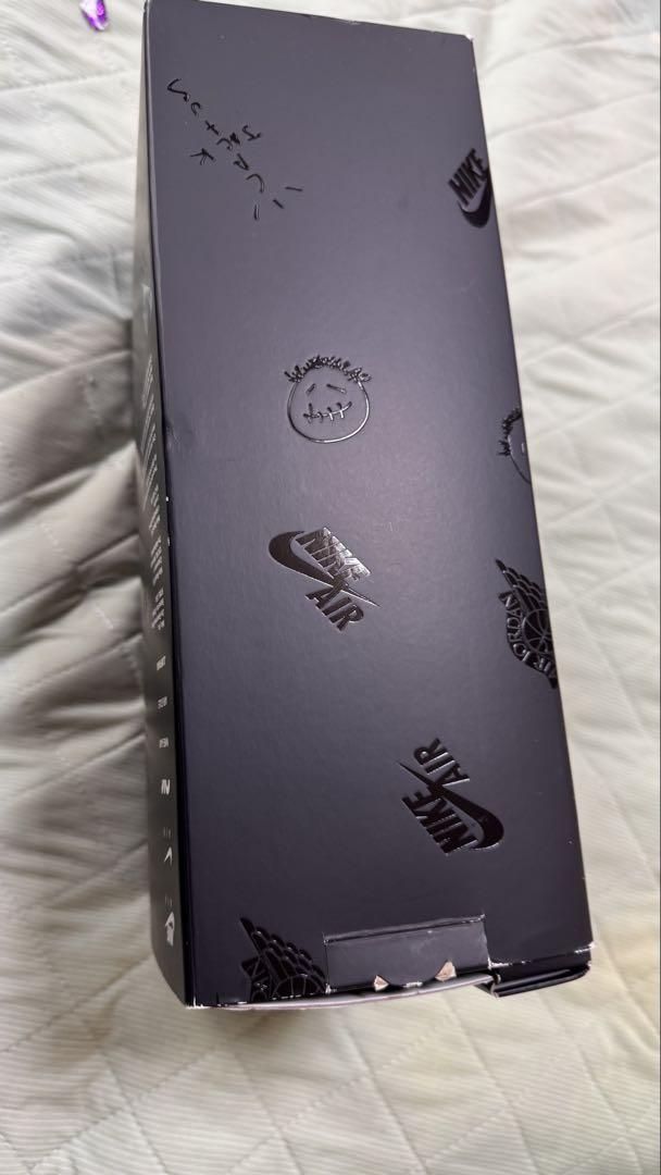 靴 TravisScott Air Jordan1LOW BLACKPhantom