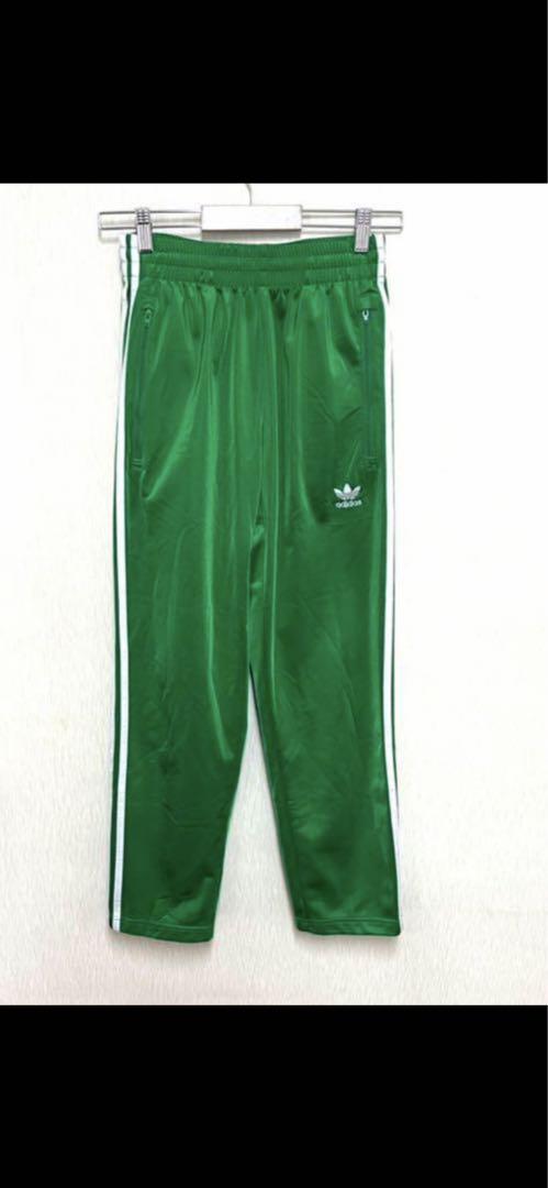 美品 adidas アディダス ファイヤーバード トラックパンツ グリーン