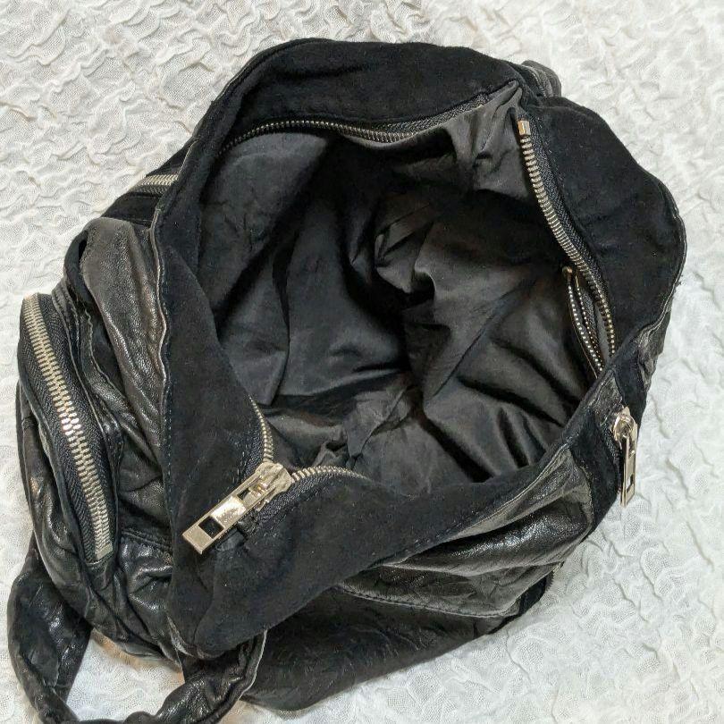 バッグ alexander wang Donna Hobo leather bag