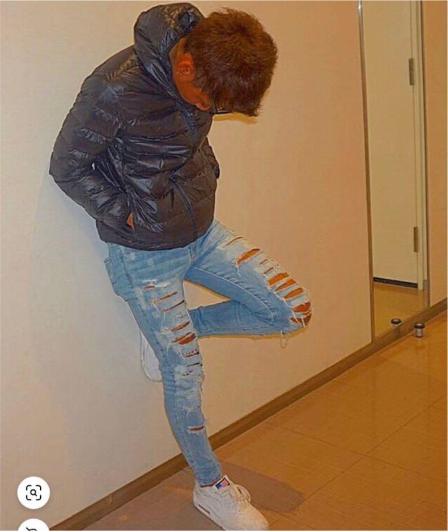 人気モデル アメリカンイーグル パンツ ダメージジェギング サイズ 00
