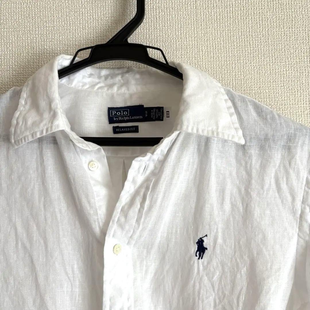 ローレン ラルフ ローレン LAUREN RALPH LAUREN リネン シャツ