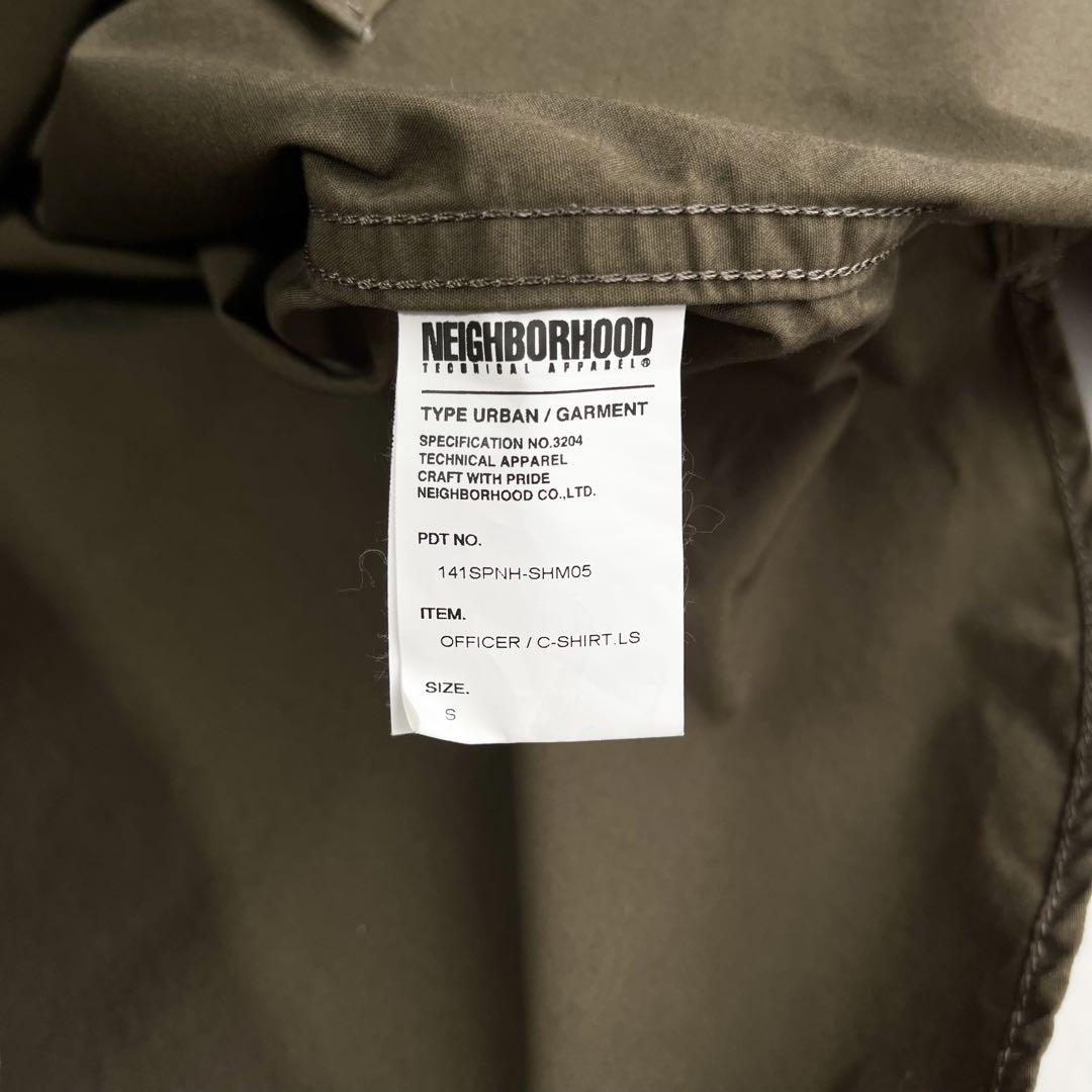 『NEIGHBORHOOD』OFFICER SHIRT／長袖／S