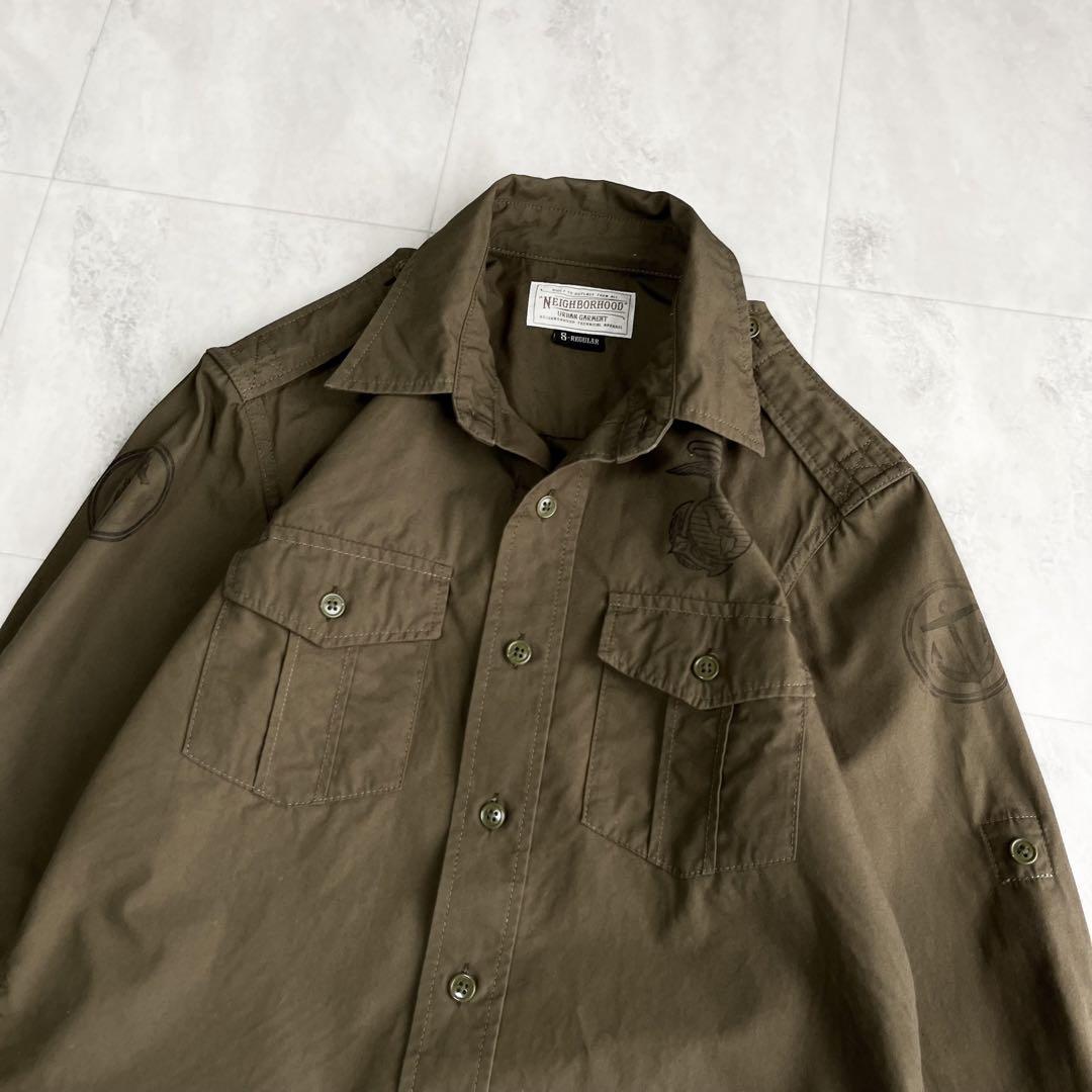 『NEIGHBORHOOD』OFFICER SHIRT／長袖／S