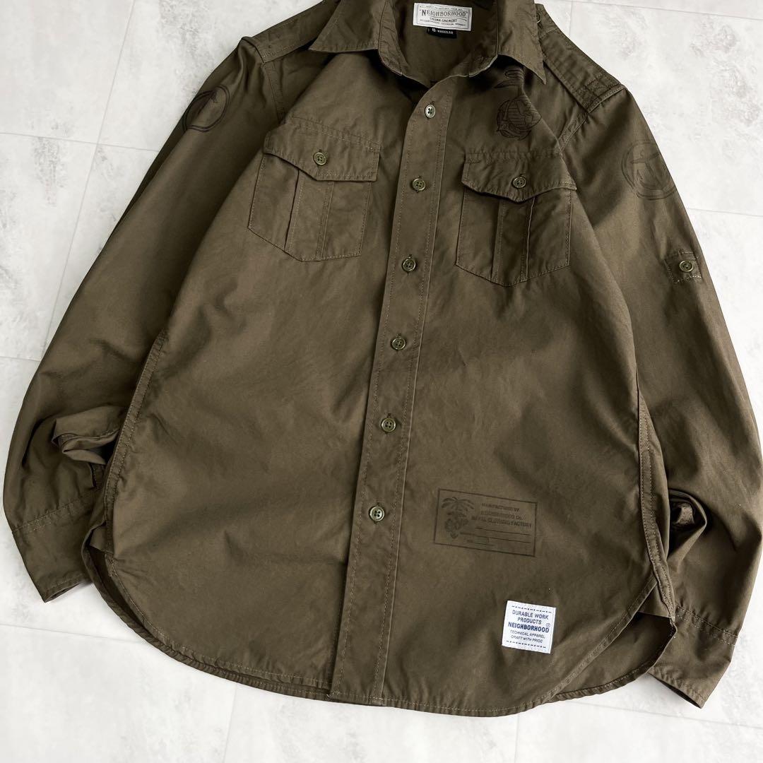 『NEIGHBORHOOD』OFFICER SHIRT／長袖／S