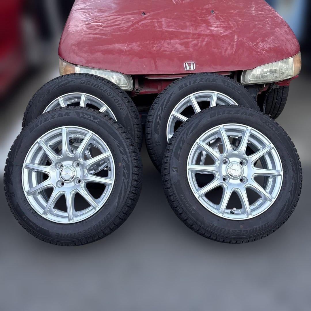 ブリヂストンVRX2 165 65-14目立った傷や汚れなし