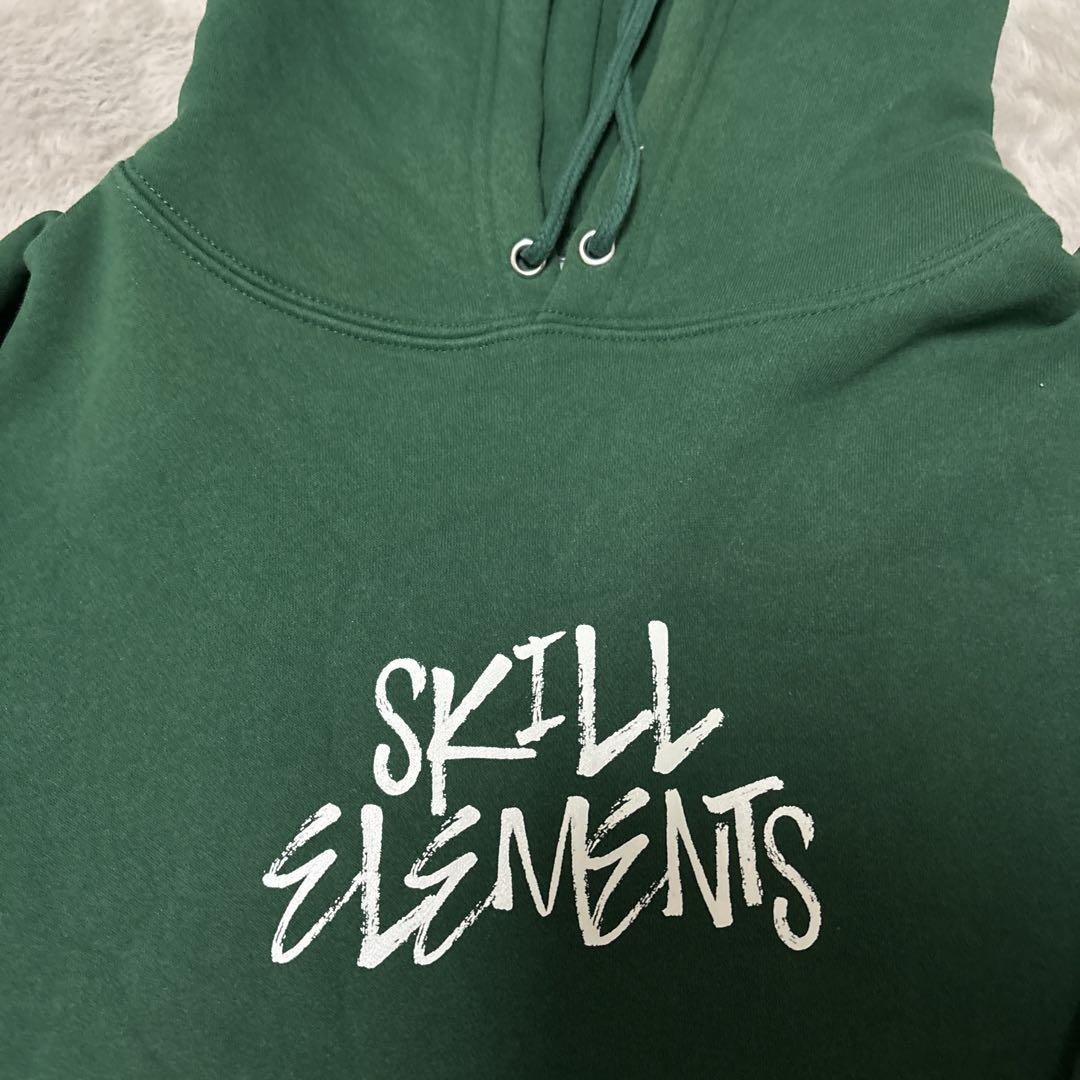 SKILL ELEMENTS 緑色パーカー