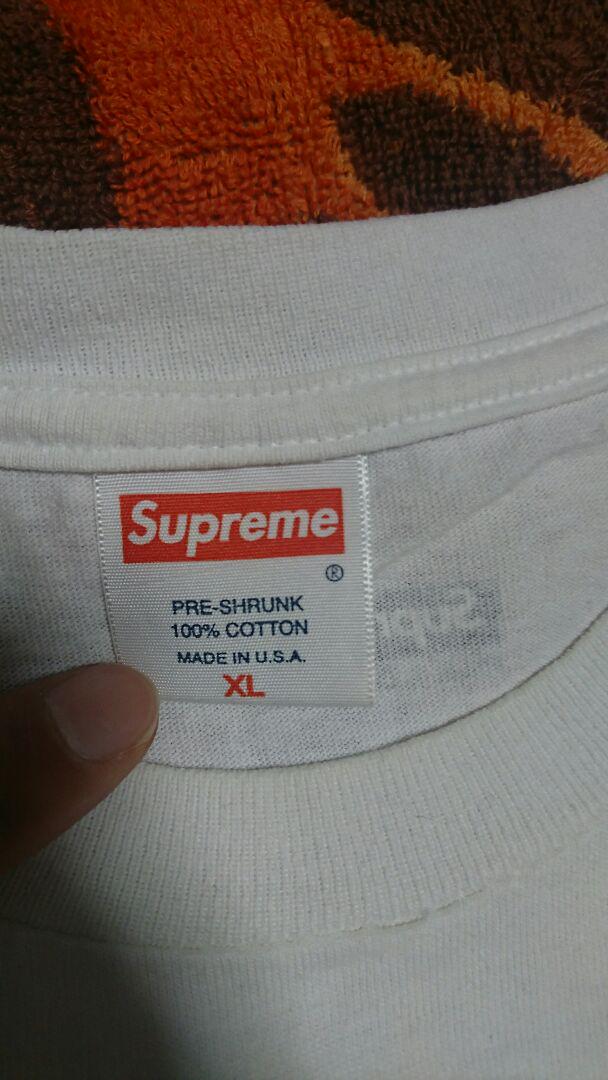 希少サイズ supreme RZA tee XL 白