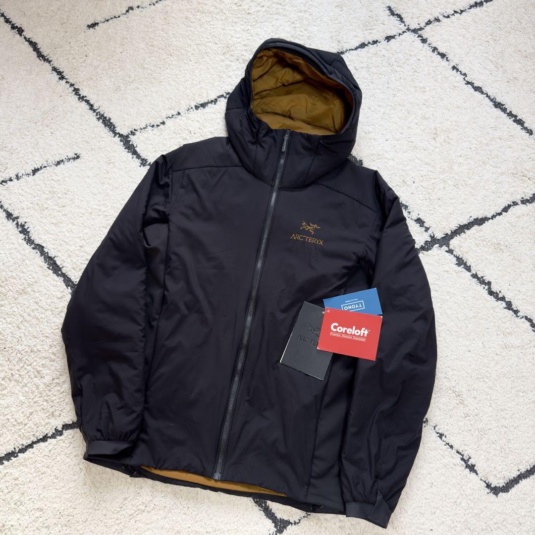 限定色　アークテリクス　アトムLTフーディ　24K BLACK 超希少 ARC'TERYX ATOM LT HOODY 24k black S