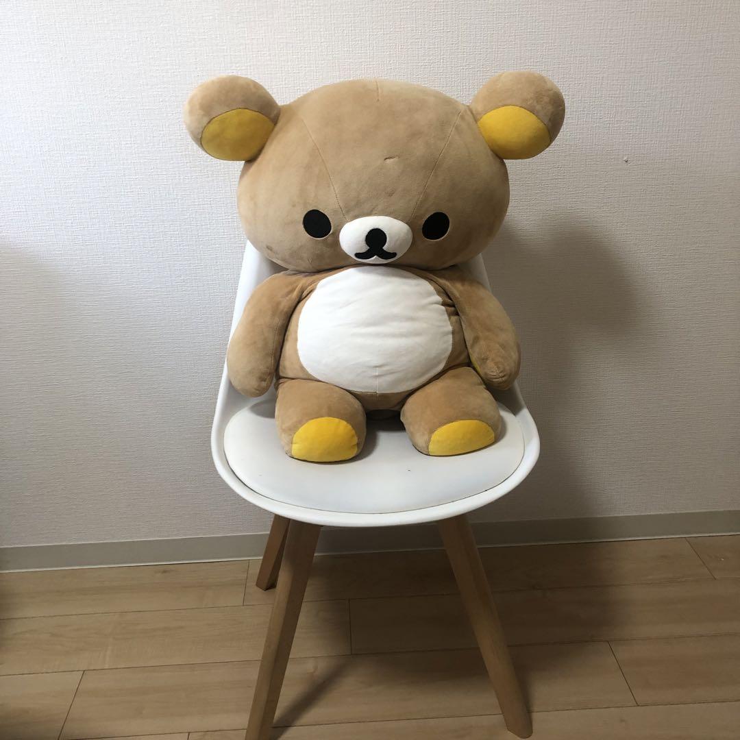 美品！特大　リラックマ　ぬいぐるみ 楽天市場】リラックマ ぬいぐるみ 特大 mr-76301 【時間指定不可