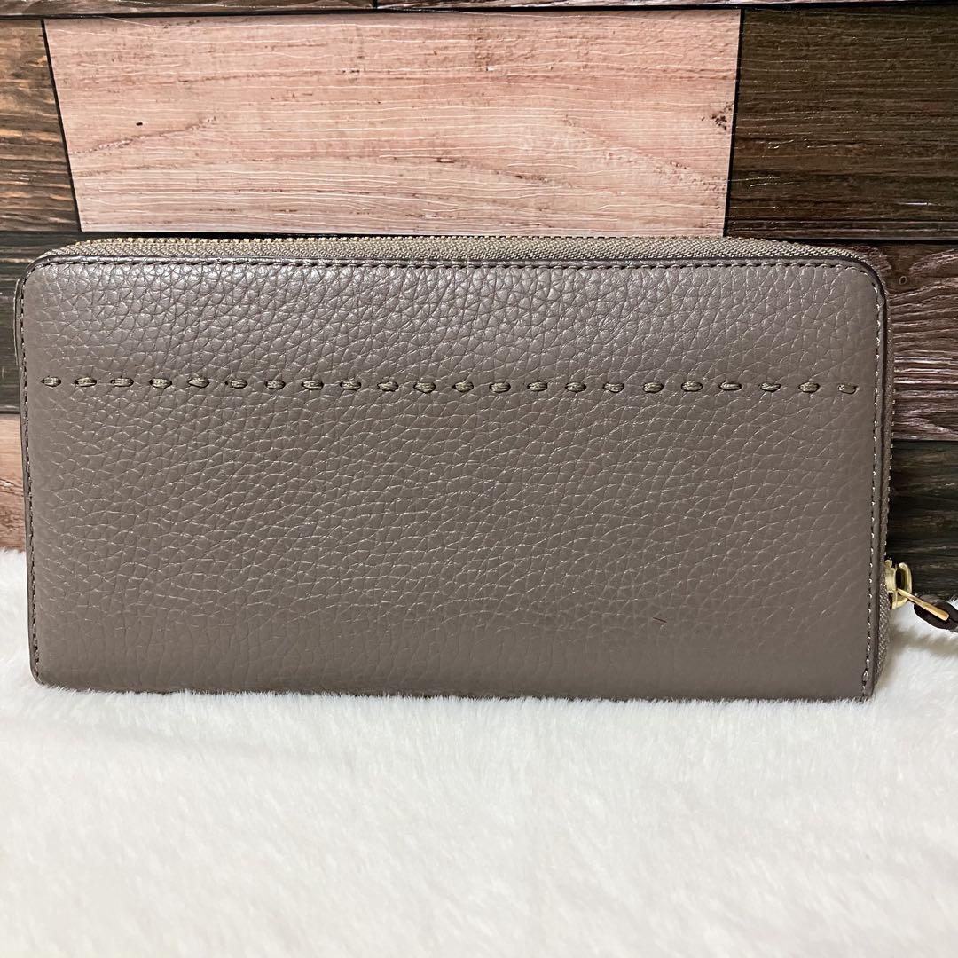美品 TORY BURCH マックグロー 長財布 ラウンド ジップ ファスナー