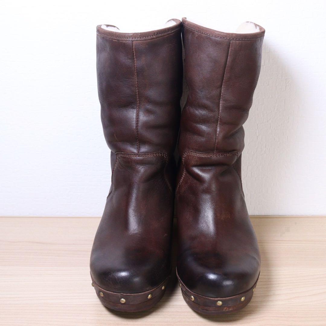 UGG アグ ☆ リネア ムートン ショートブーツ 23 2way ブーツ
