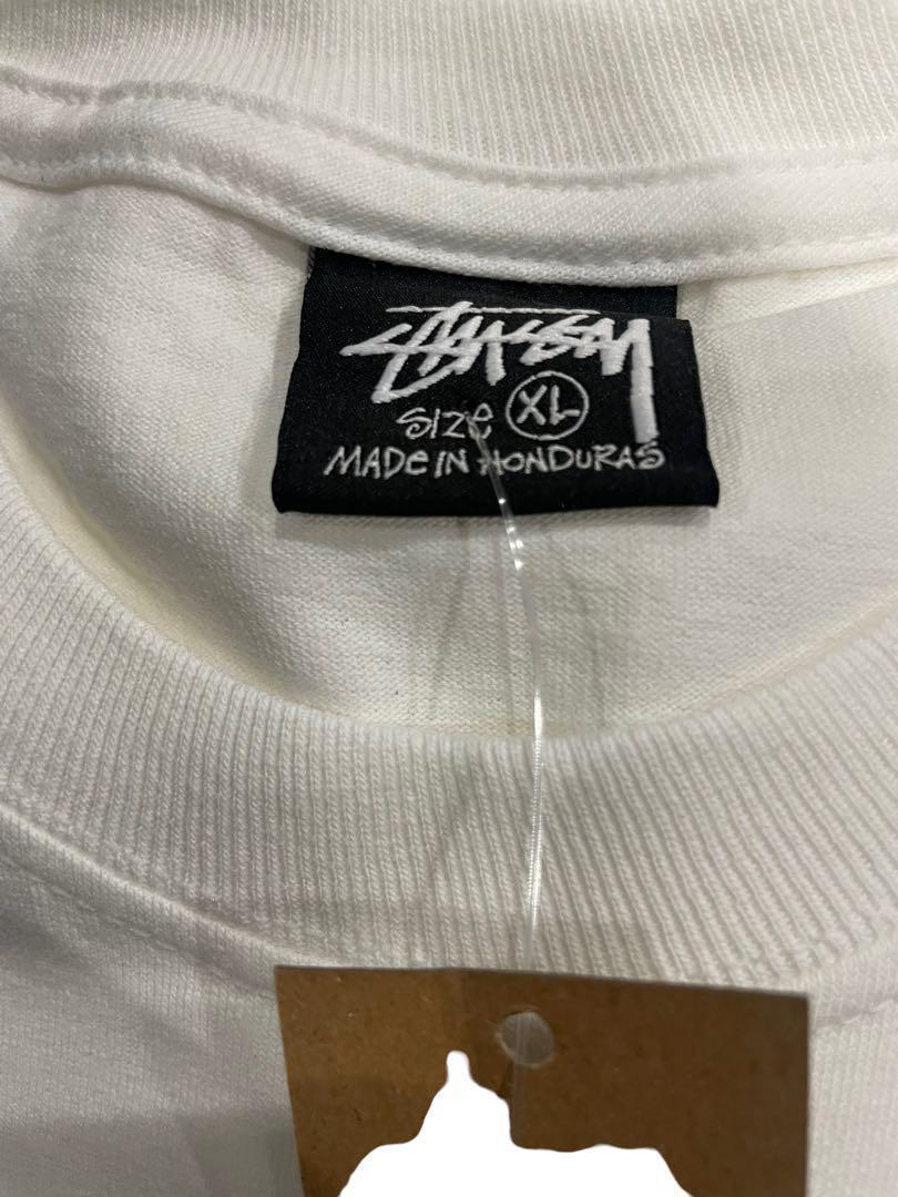【新品タグ】stussy Honolulu ハワイ限定品　長袖　サイズXL　白