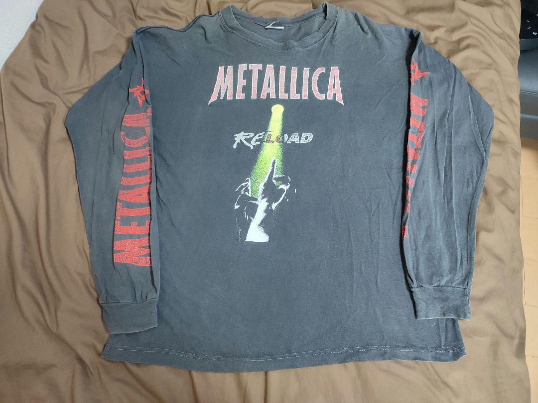 【値下げ不可】古着 METALLICA ロンＴ フェード 雰囲気