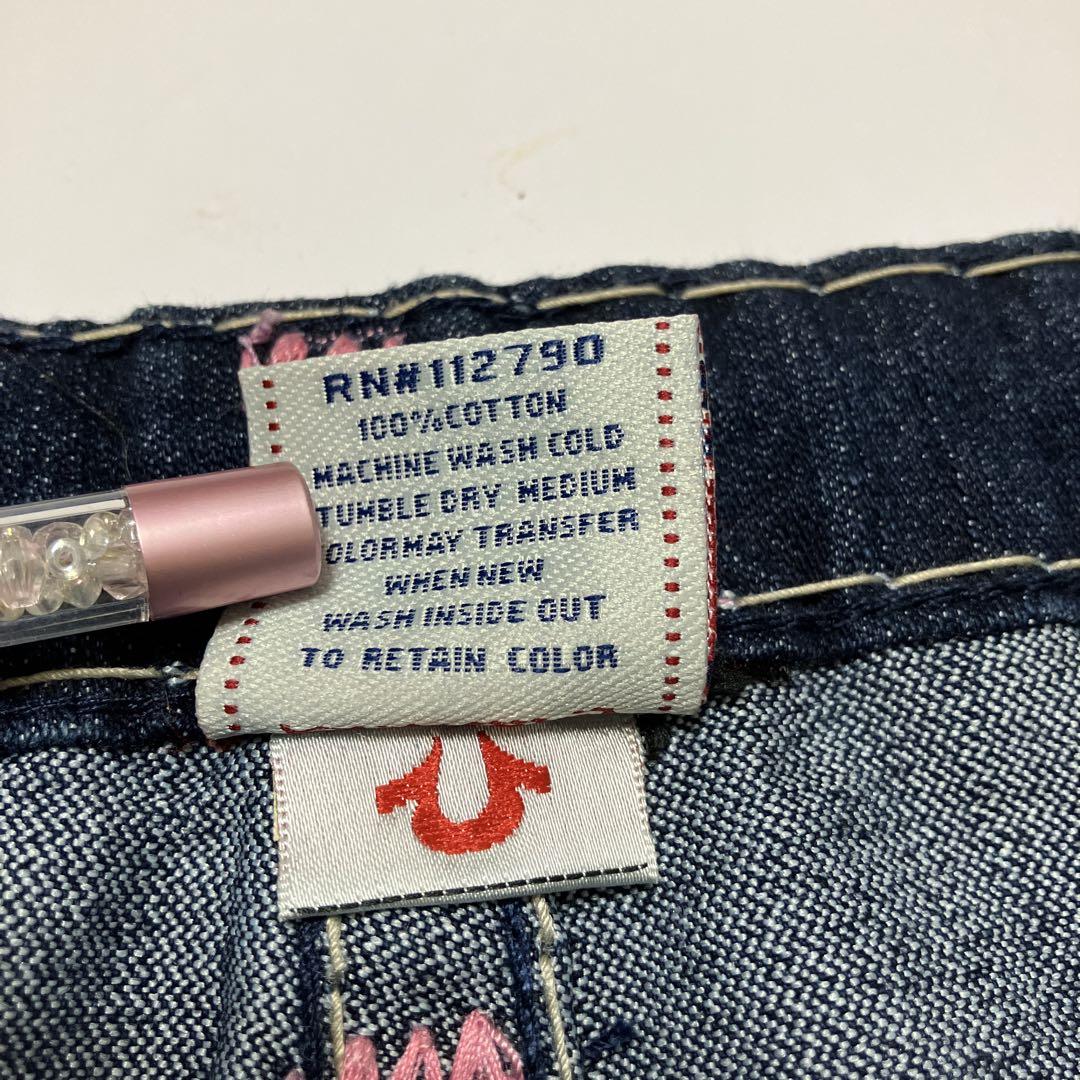 TRUE RELIGION トゥルーレリジョン 太ステッチ　デニム ジーンズ