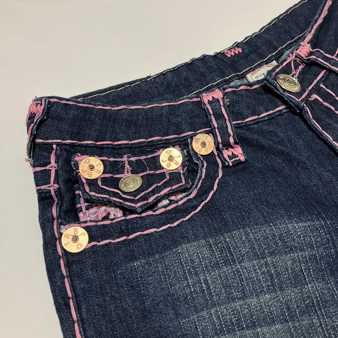 TRUE RELIGION トゥルーレリジョン 太ステッチ　デニム ジーンズ