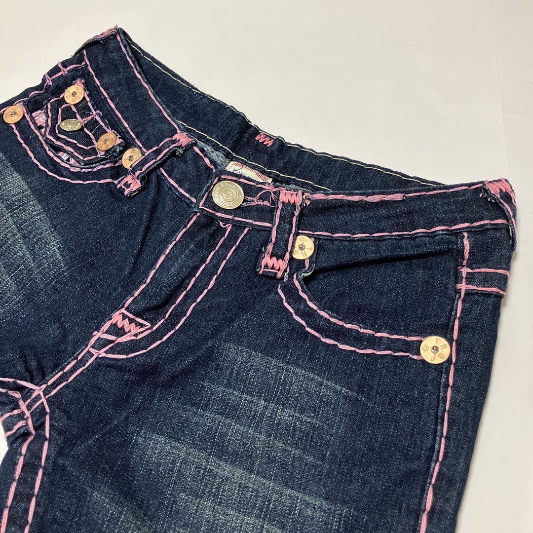 TRUE RELIGION トゥルーレリジョン 太ステッチ　デニム ジーンズ