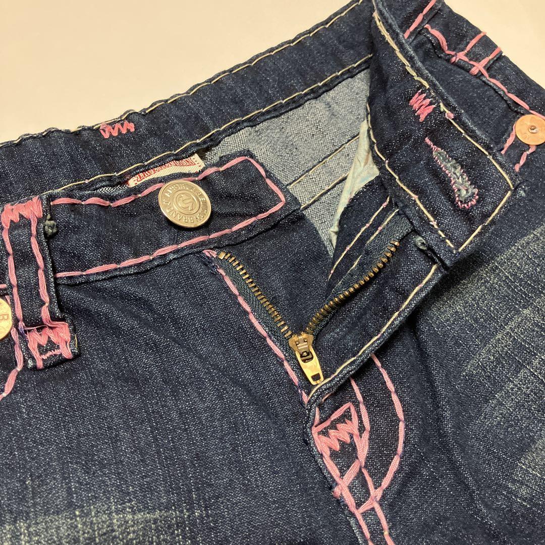 TRUE RELIGION トゥルーレリジョン 太ステッチ　デニム ジーンズ