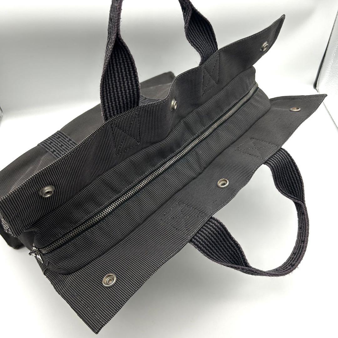 エルメス HERMES エールラインMM ハンドバッグ トートバッグ キャンバス