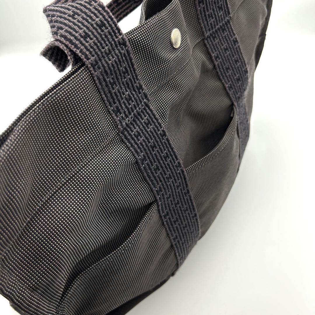 エルメス HERMES エールラインMM ハンドバッグ トートバッグ キャンバス