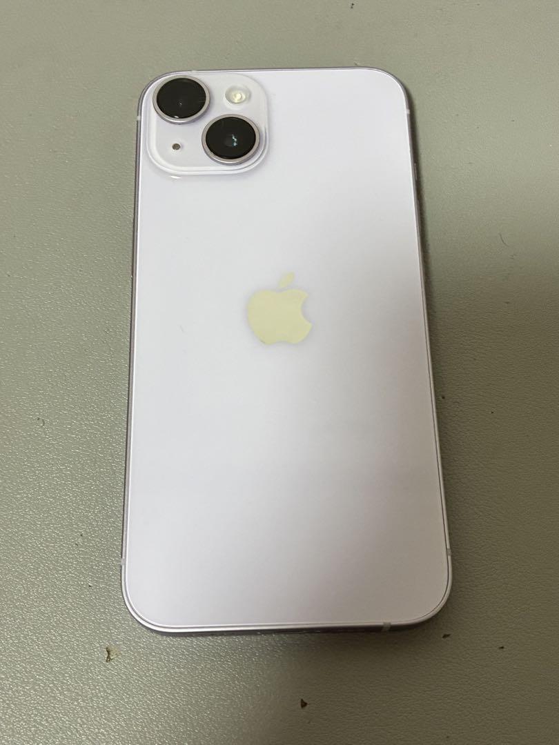 画面不良 iPhone14 256GB パープル SIMフリー