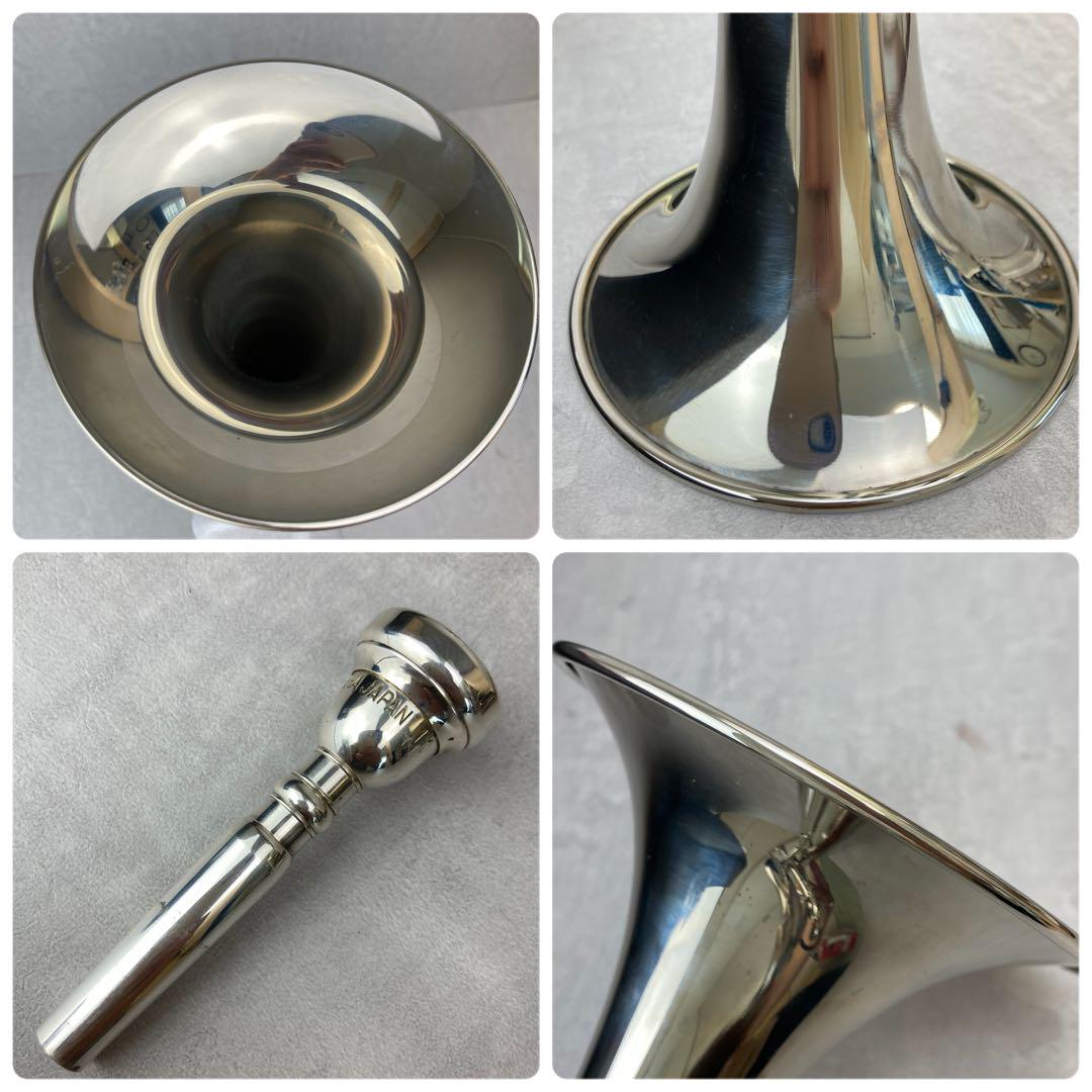 美品 YAMAHA トランペット YTR-136 ニッケルメッキ 金管楽器