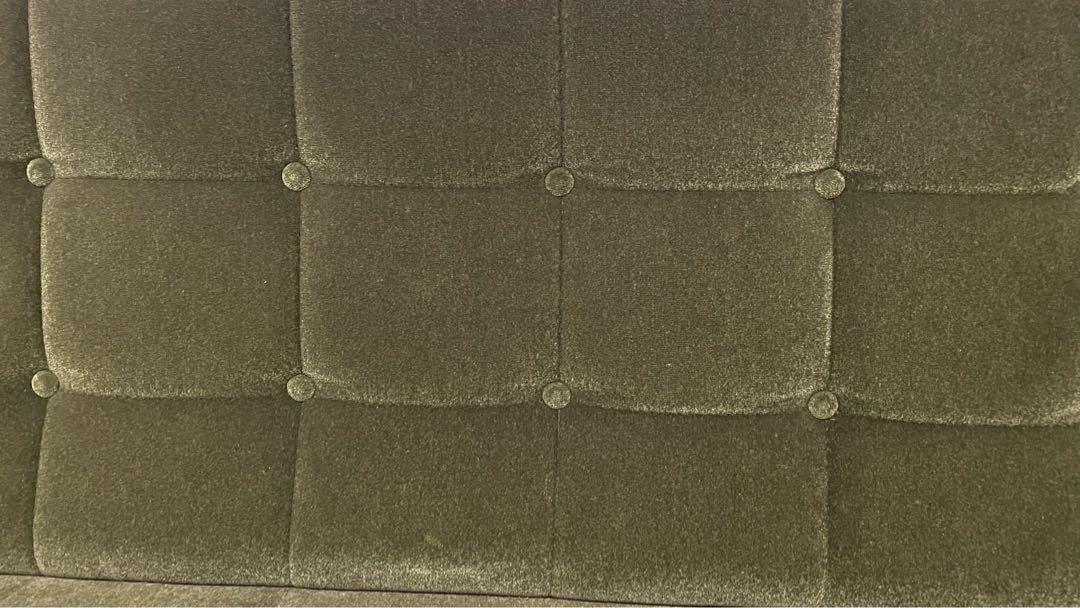 直接取引限定カリモク60 kチェア オットマン モケットグリーン